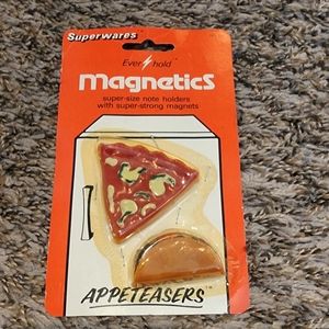 Vintage Superwares Pizza & Taco 1984 Appeteasers Magnets